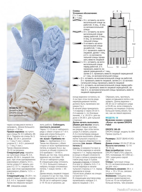 Вязаные модели в журнале «Creazion №4 2025»