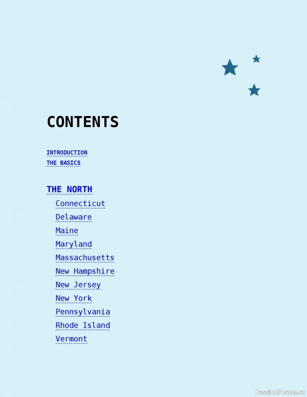 Вязаные проекты в книге «Knitting the U.S.A.». Часть 1