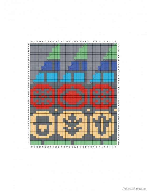 Вязаные проекты в книге «Knitting the U.S.A.». Часть 2