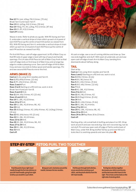 Вязаные проекты в журнале «Simply Knitting №280 2026»