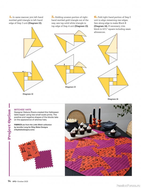 Коллекция проектов для рукодельниц в журнале «American Patchwork & Quilting №196 2025»