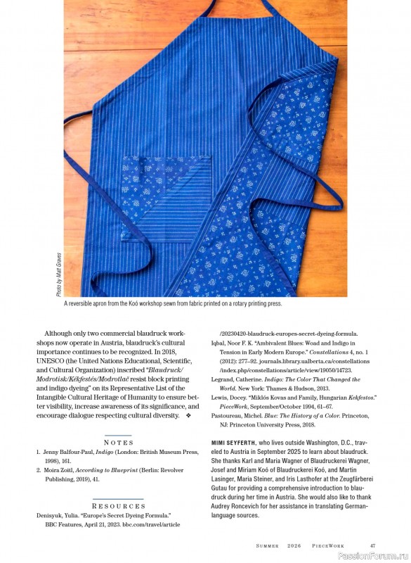 Коллекция проектов для рукодельниц в журнале «PieceWork - Summer 2026»