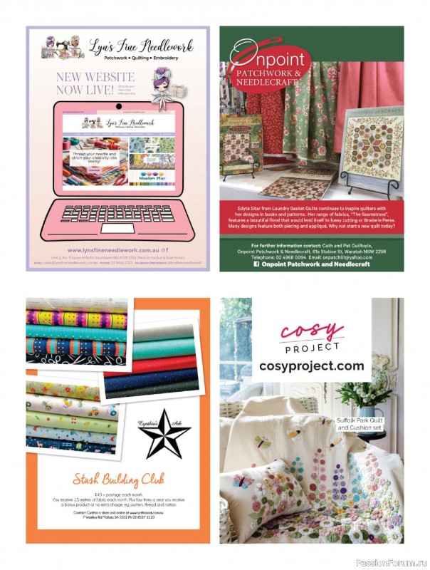 Коллекция проектов для рукодельниц в журнале &laquo;Quilters Companion №138 2026&raquo;