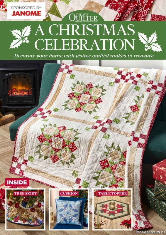 Коллекция проектов для рукодельниц в журнале «Todays Quilter №133 2025»