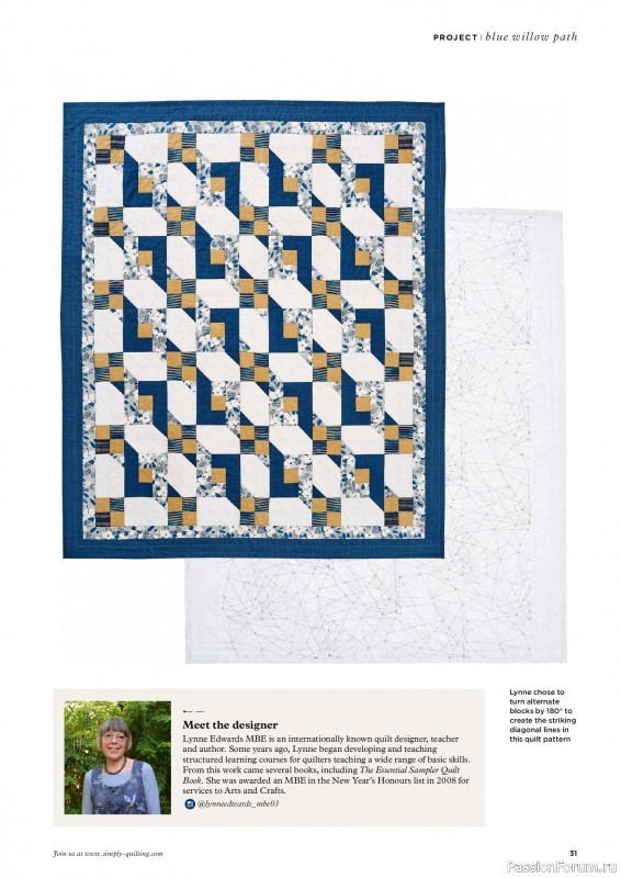 Коллекция проектов для рукодельниц в журнале «Todays Quilter №144 2026»