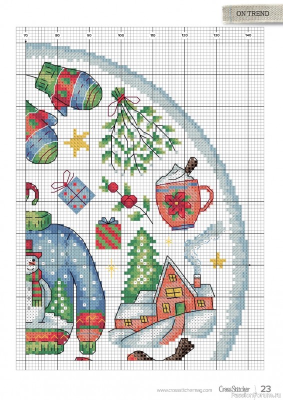 Коллекция вышивки в журнале «CrossStitcher №390 2022»