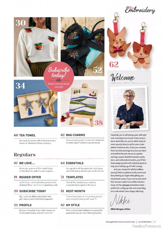 Коллекция вышивки в журнале «Love Embroidery №73 2025»