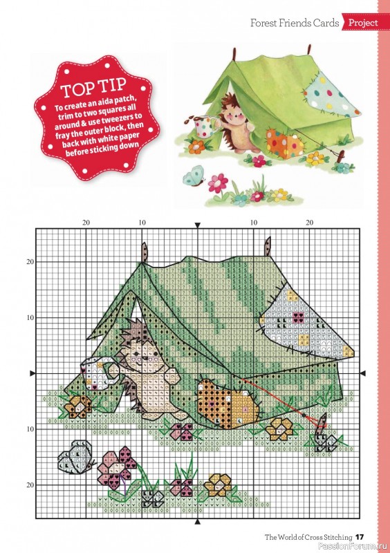 Коллекция вышивки в журнале «The World of Cross Stitching №374 2026»