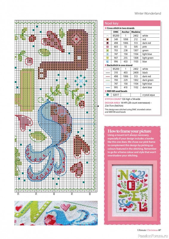 Коллекция вышивки в журнале «Ultimate CrossStitch – Christmas 2026»