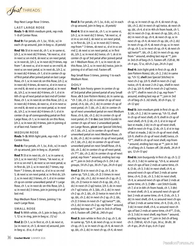 Вязаные проекты крючком в журнале &laquo;Crochet World - Summer 2026&raquo;