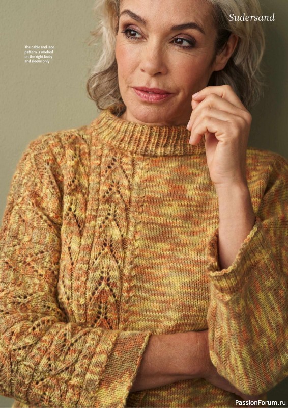 Вязаные проекты спицами в журнале «The Knitter №192 2023»