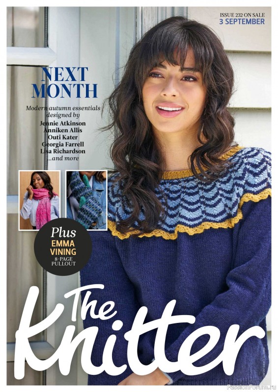 Вязаные проекты спицами в журнале &laquo;The Knitter №231 2026&raquo;