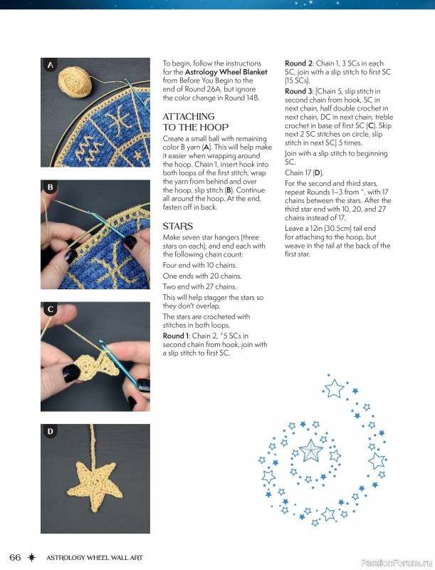 Вязаные проекты в книге &laquo;Zodiac Mosaic Crochet&raquo;.