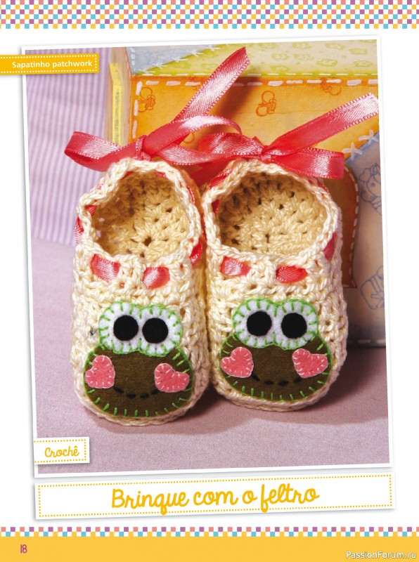 Вязаные проекты в журнале &laquo;Artesanato Simples Ed.83 Croche e Trico Bebe&raquo;