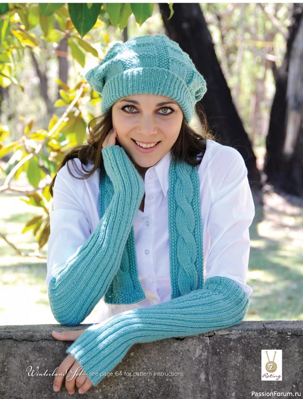 Вязаные проекты в журнале «Beanies Shawls & Scarves №7 2025»