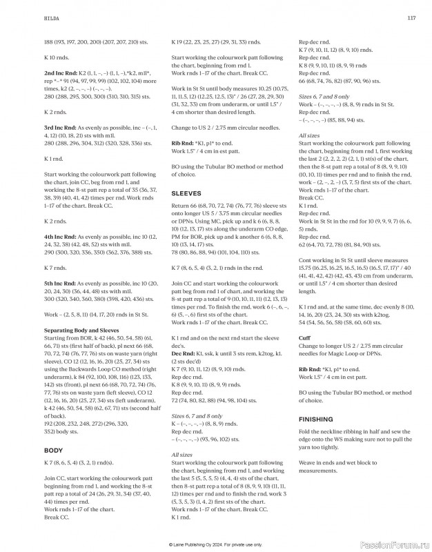 Вязаные проекты в журнале &laquo;Laine Nordic Knits 2024&raquo;. Продолжение