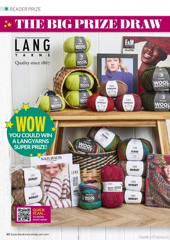 Вязаные проекты в журнале &laquo;Simply Knitting №282 2026&raquo;