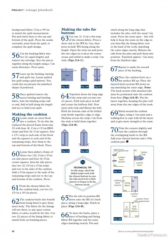 Коллекция проектов для рукодельниц в журнале &laquo;Todays Quilter №136 2026&raquo;