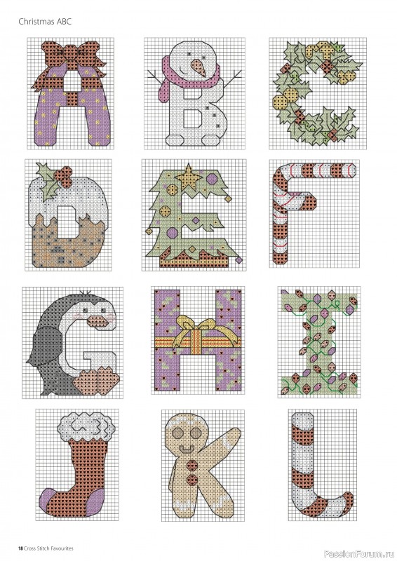 Коллекция вышивки в журнале «Cross Stitch Favourites - Christmas 2023»