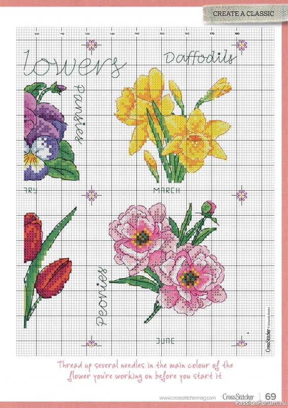 Коллекция вышивки в журнале «CrossStitcher №397 2023»