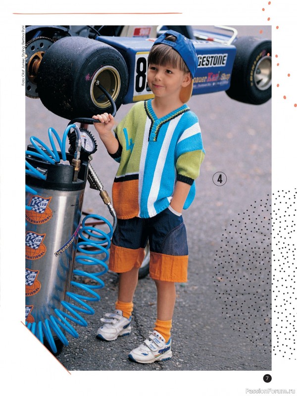Вязаные модели для детей в журнале «Kinder Maschenmode №2 2025»