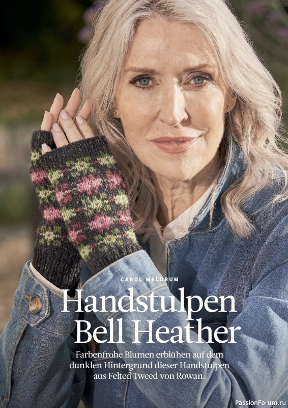 Вязаные проекты спицами в журнале «The Knitter №79 2025 Germany»