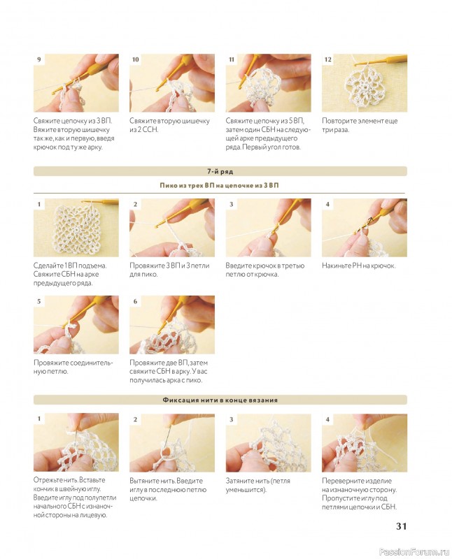 Вязаные проекты в книге &laquo;Ажурное вязание крючком с Казе Кобо&raquo;