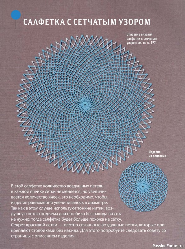 Вязаные проекты в книге &laquo;Ажурное вязание крючком&raquo;.