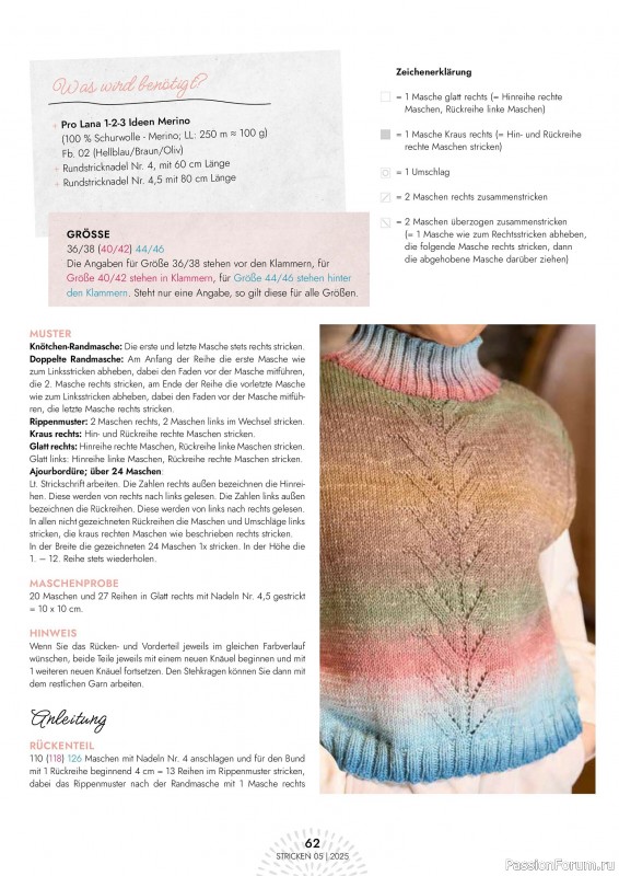 Вязаные проекты в журнале «Einfach Stricken №5 2025»