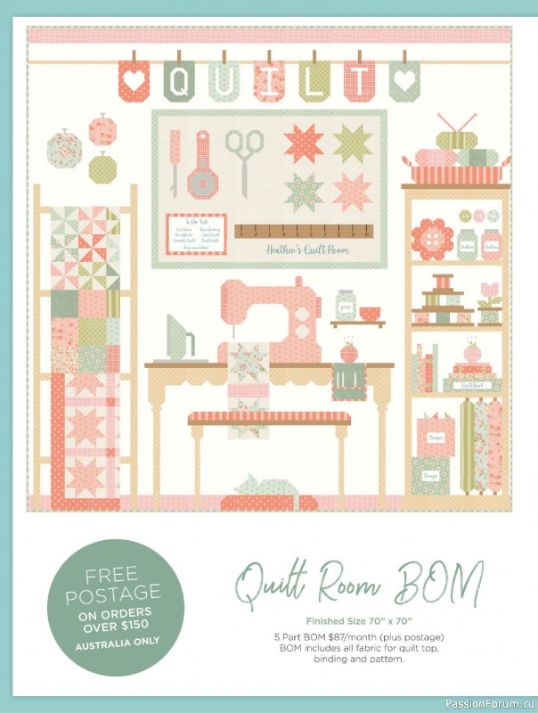 Коллекция проектов для рукодельниц в журнале &laquo;Australian Homespun №232 2026&raquo;