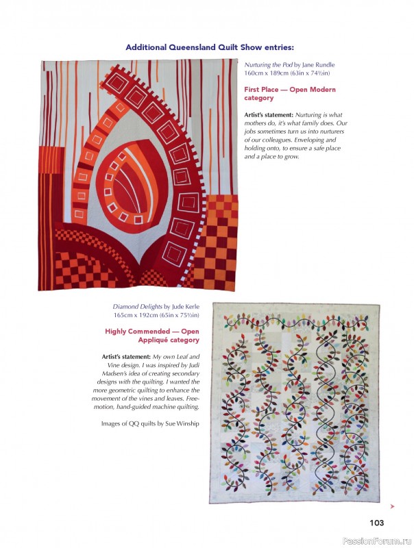 Коллекция проектов для рукодельниц в журнале «Great Australian Quilts №16 2025»
