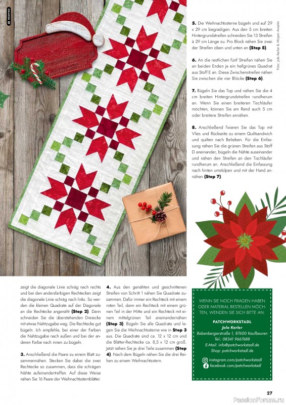 Коллекция проектов для рукодельниц в журнале «Nähen & Patchwork №6 2026»