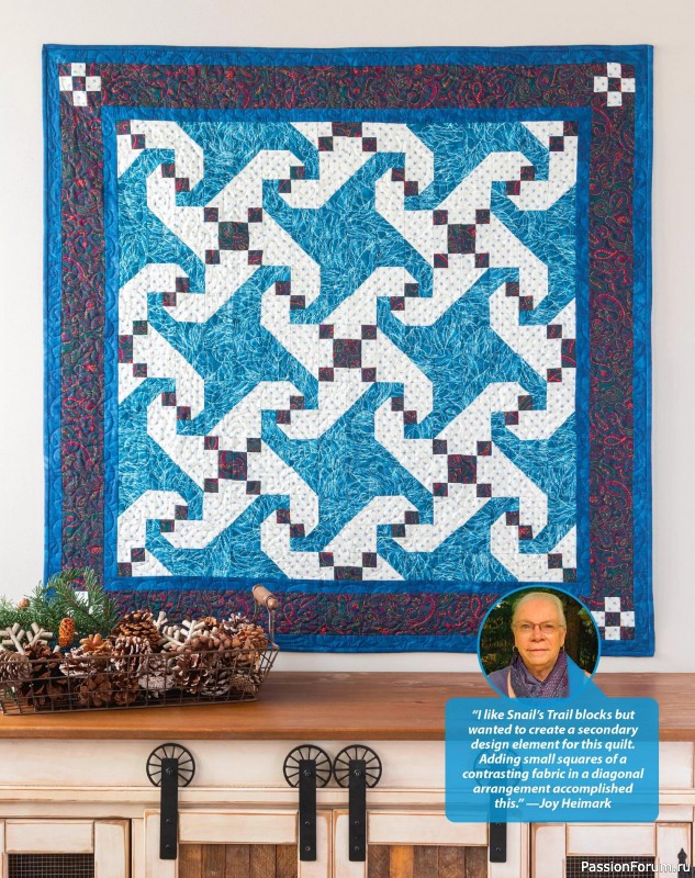 Коллекция проектов для рукодельниц в журнале «Quilter's World - Winter 2025»