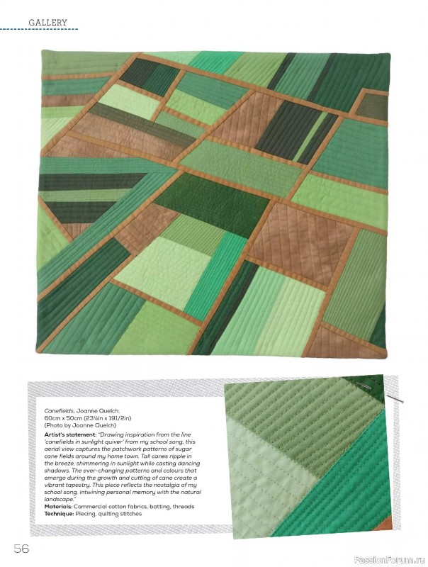 Коллекция проектов для рукодельниц в журнале «Quilters Companion №136 2025»