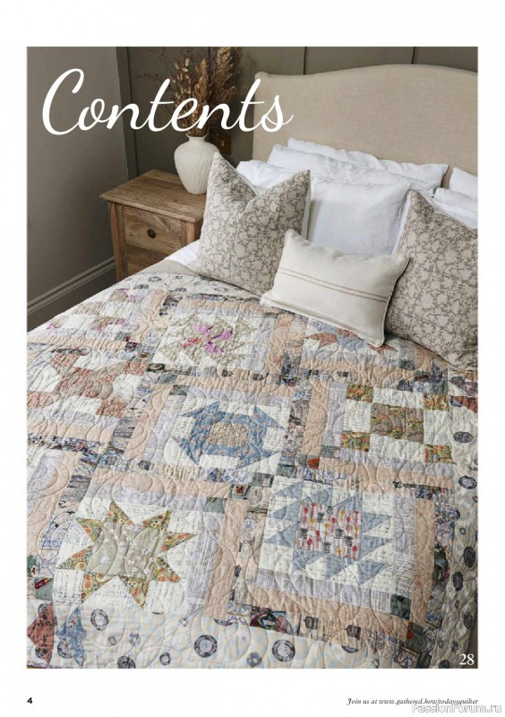 Коллекция проектов для рукодельниц в журнале «Todays Quilter №135 2025»
