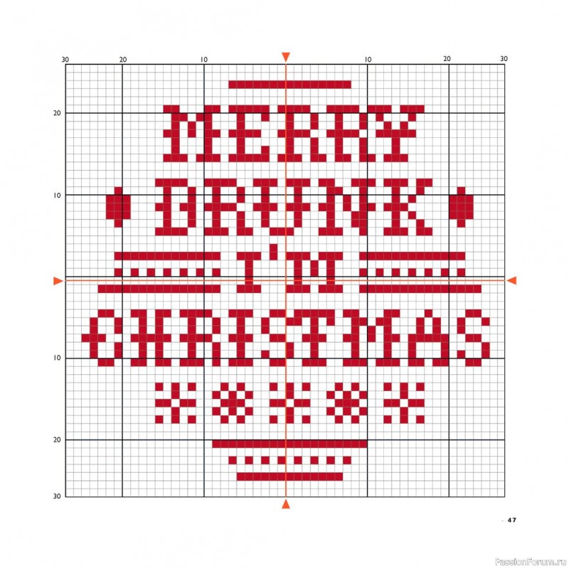 Коллекция вышивки в книге «Cross-Stitch for the Holidays»