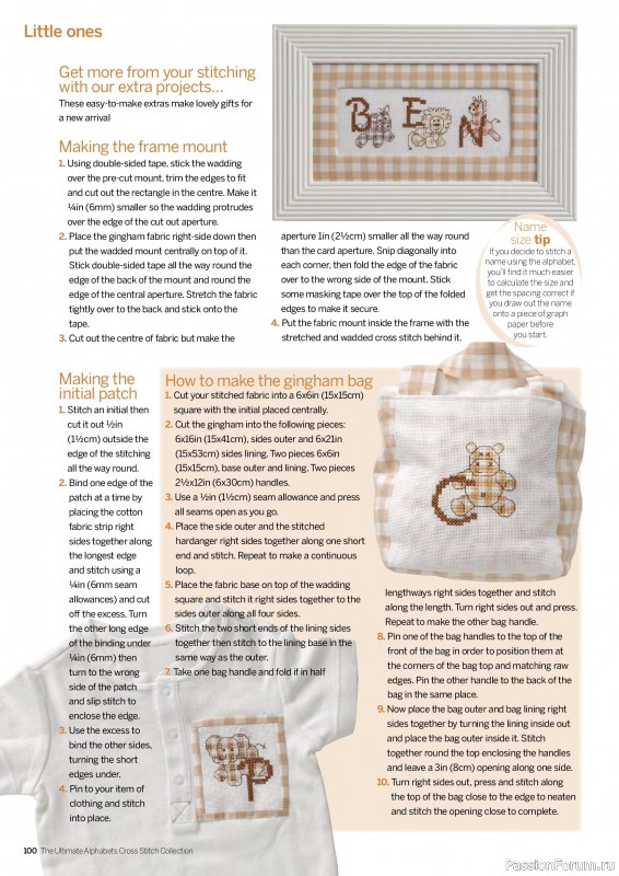 Коллекция вышивки в журнале «Cross Stitch Collection - The Ultimate Alphabets 2026»