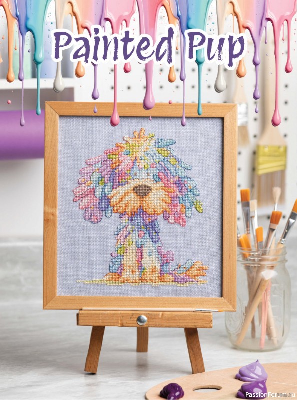 Коллекция вышивки в журнале «Just CrossStitch - Winter 2025»