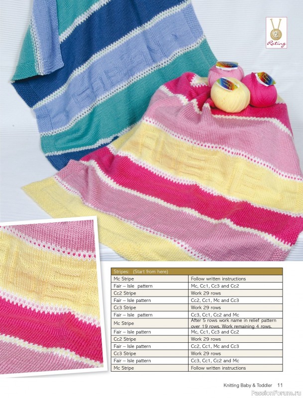 Вязаные модели для детей в журнале «Knitting Baby & Beyond №7 2025»