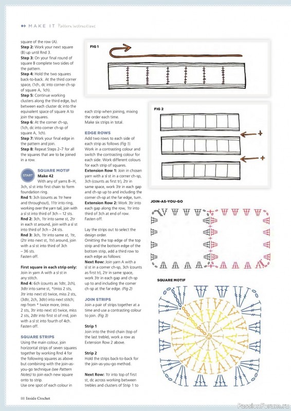 Вязаные модели крючком в журнале «Inside Crochet №154 2023»