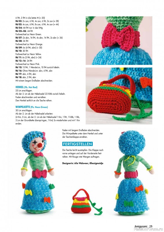 Вязаные проекты крючком в журнале «Amigurumi Magazin №28 2026»