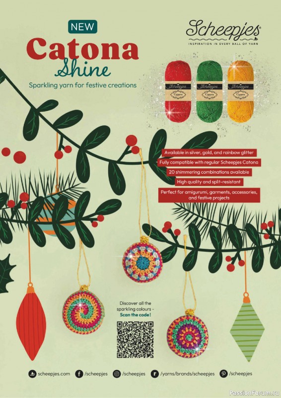 Вязаные проекты крючком в журнале «Simply Crochet №168 2025»