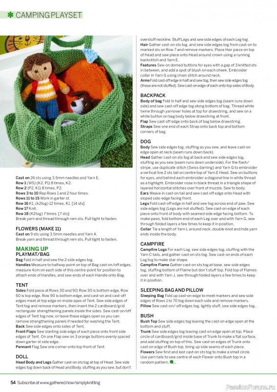Вязаные проекты крючком в журнале «Simply Knitting №265 2025»