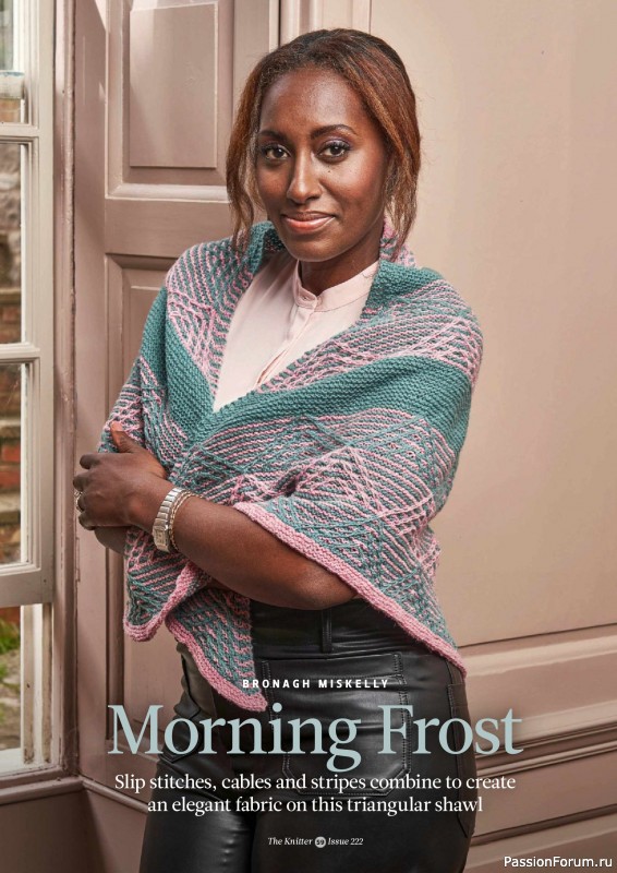 Вязаные проекты спицами в журнале «The Knitter №222 2025»