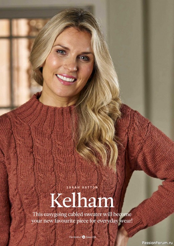 Вязаные проекты спицами в журнале «The Knitter №228 2026»