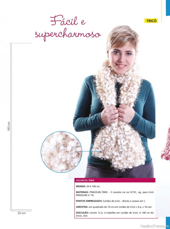 Вязаные проекты в журнале «Artesanato Simples - Cachecois Ed.67 2025»