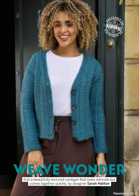 Вязаные проекты в журнале &laquo;Simply Knitting №272 2025&raquo;