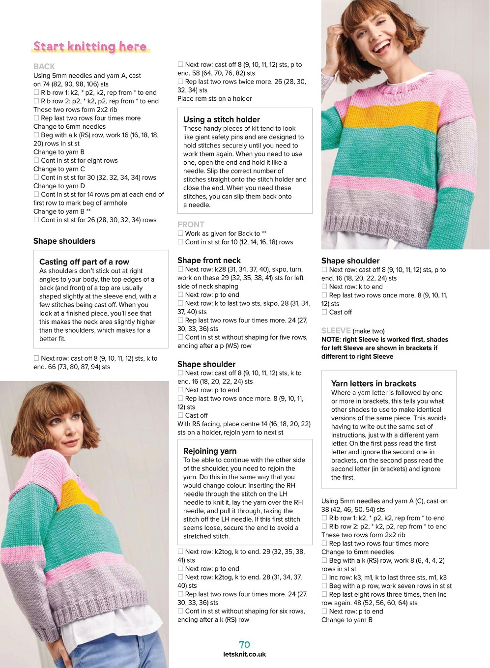 Для любителей вязания спицами. Let&#039;s Knit №177 2021