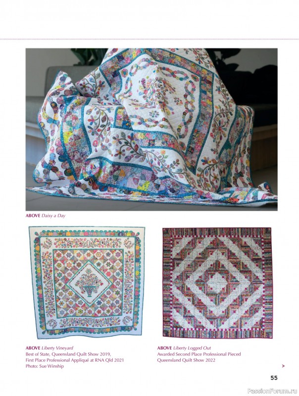 Коллекция проектов для рукодельниц в журнале «Great Australian Quilts №16 2025»