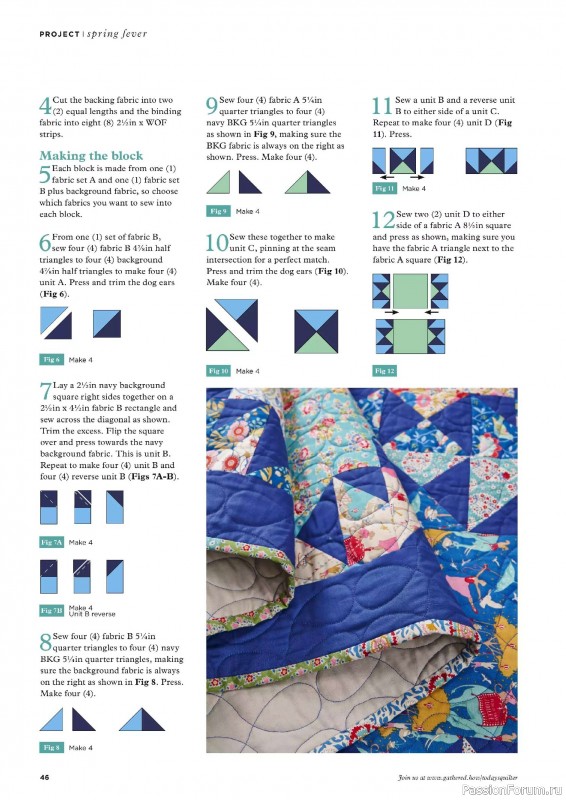 Коллекция проектов для рукодельниц в журнале «Todays Quilter №126 2025»